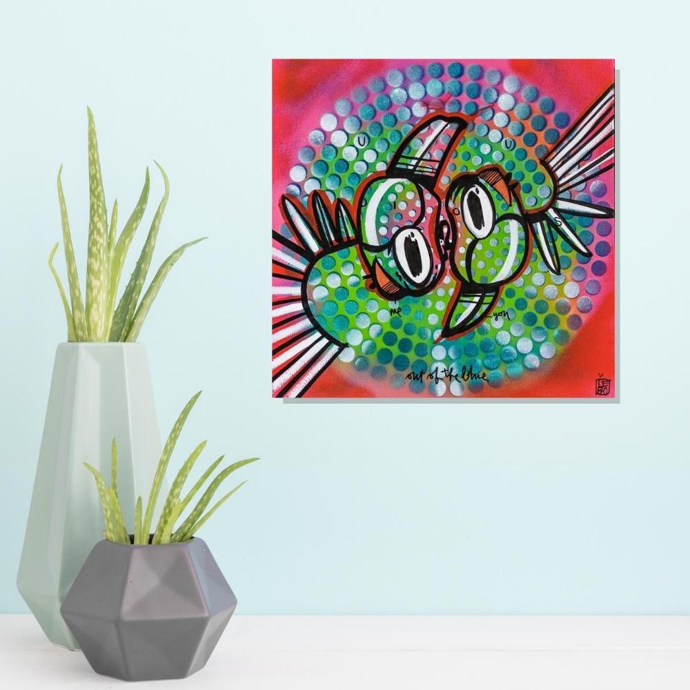 Out of the Blue - Lebo Steel Mineral Print